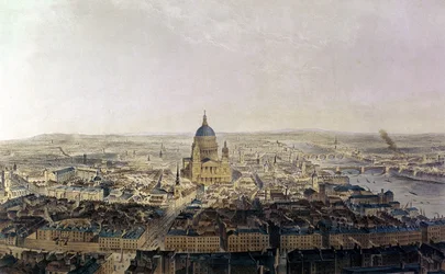 Stadtansicht von der St. Bride